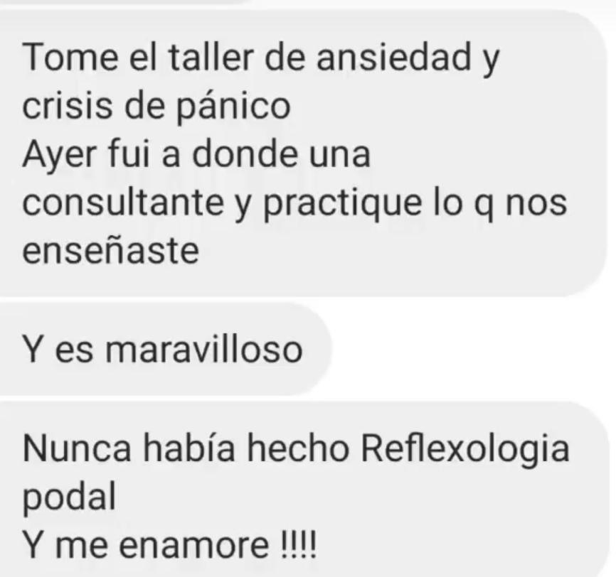 Testimonio de una alumna