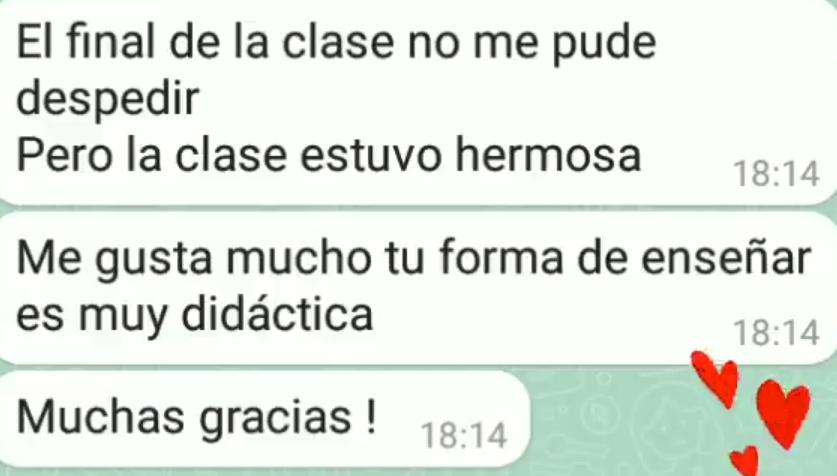 Testimonio de una alumna