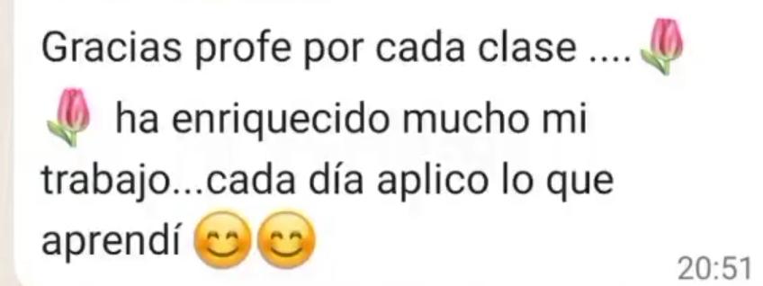 Testimonio de una alumna